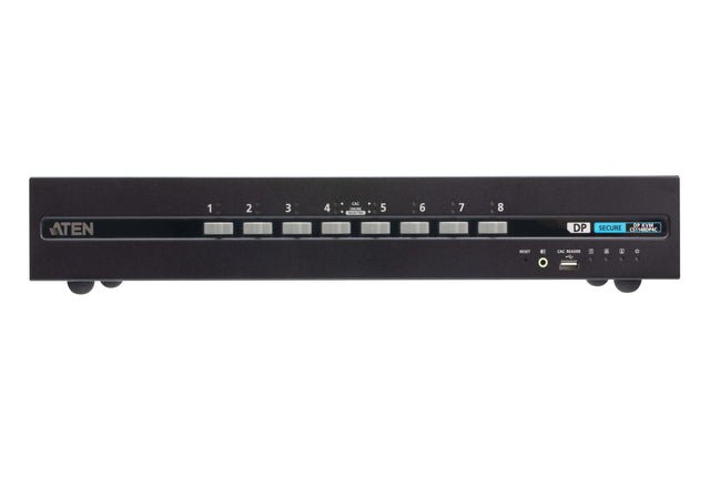 ATEN 8-Port USB DisplayPort Dual Display Secure KVM Switch with CAC (PSD PP v4.0 Compliant)