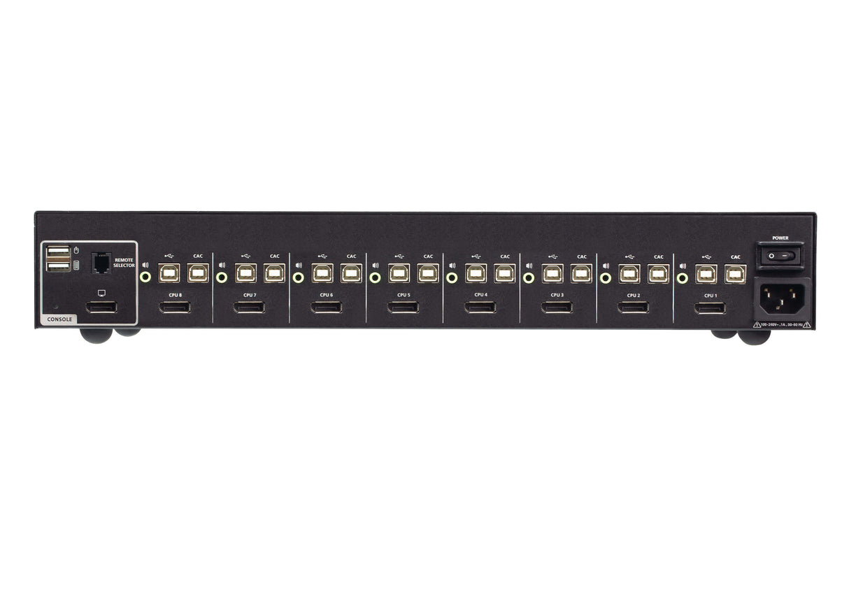ATEN 8-Port USB DisplayPort Secure KVM Switch with CAC (PSD PP v4.0 Compliant)
