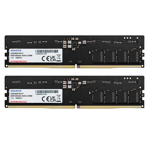 ADATA AD5U560032G-DT memory module 64 GB 2 x 32 GB DDR5 288-pin DIMM