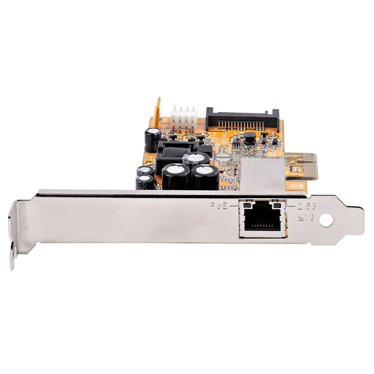 StarTech.com 1 Port 2.5Gbps PoE Network Card, PCIe Ethernet Card w/RJ45, 30W 802.3at PoE NIC for Desktops/Servers, Network PoE LAN Adapter w/Low-Profile Bracket, NBaseT, Windows/Linux - TAA