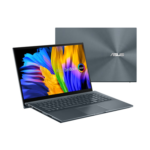 ASUS Zenbook Pro 15 OLED UM5500QE-XH99T-CA AMD Ryzen™ 9 5900HX Laptop 39.6 cm (15.6") Touchscreen Full HD 16 GB LPDDR4x-SDRAM 512 GB SSD NVIDIA GeForce RTX 3050 Ti Wi-Fi 5 (802.11ac) Windows 11 Pro Grey