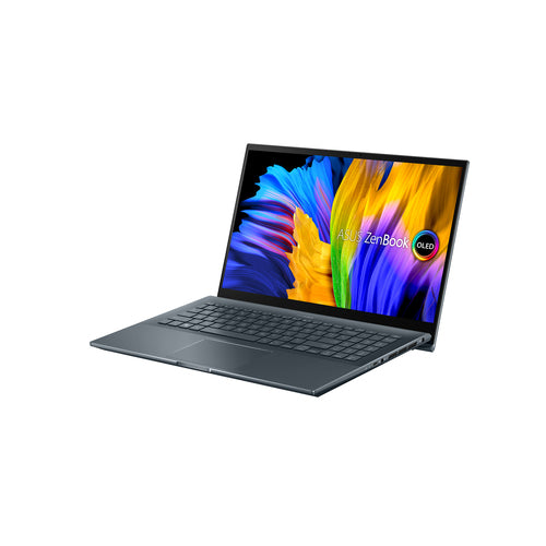ASUS Zenbook Pro 15 OLED UM5500QE-XH99T-CA AMD Ryzen™ 9 5900HX Laptop 39.6 cm (15.6") Touchscreen Full HD 16 GB LPDDR4x-SDRAM 512 GB SSD NVIDIA GeForce RTX 3050 Ti Wi-Fi 5 (802.11ac) Windows 11 Pro Grey