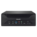Shuttle XPC slim Barebone XH610 - S1700, Intel H610, 1xDP, 1xHDMI, 1x VGA, 2x COM (RS232), 2x LAN (2.5G and 1G), 1x slim5.25", 2x 3.5", 2x M.2, 24/7 permanent operation