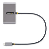 StarTech.com 4-Port USB-C Hub with 100W Power Delivery Pass-Through - 2x USB-A + 2x USB-C - USB 3.0 5Gbps - 1ft (30cm) Long Cable - Portable USB Type-C to USB-A/C Hub