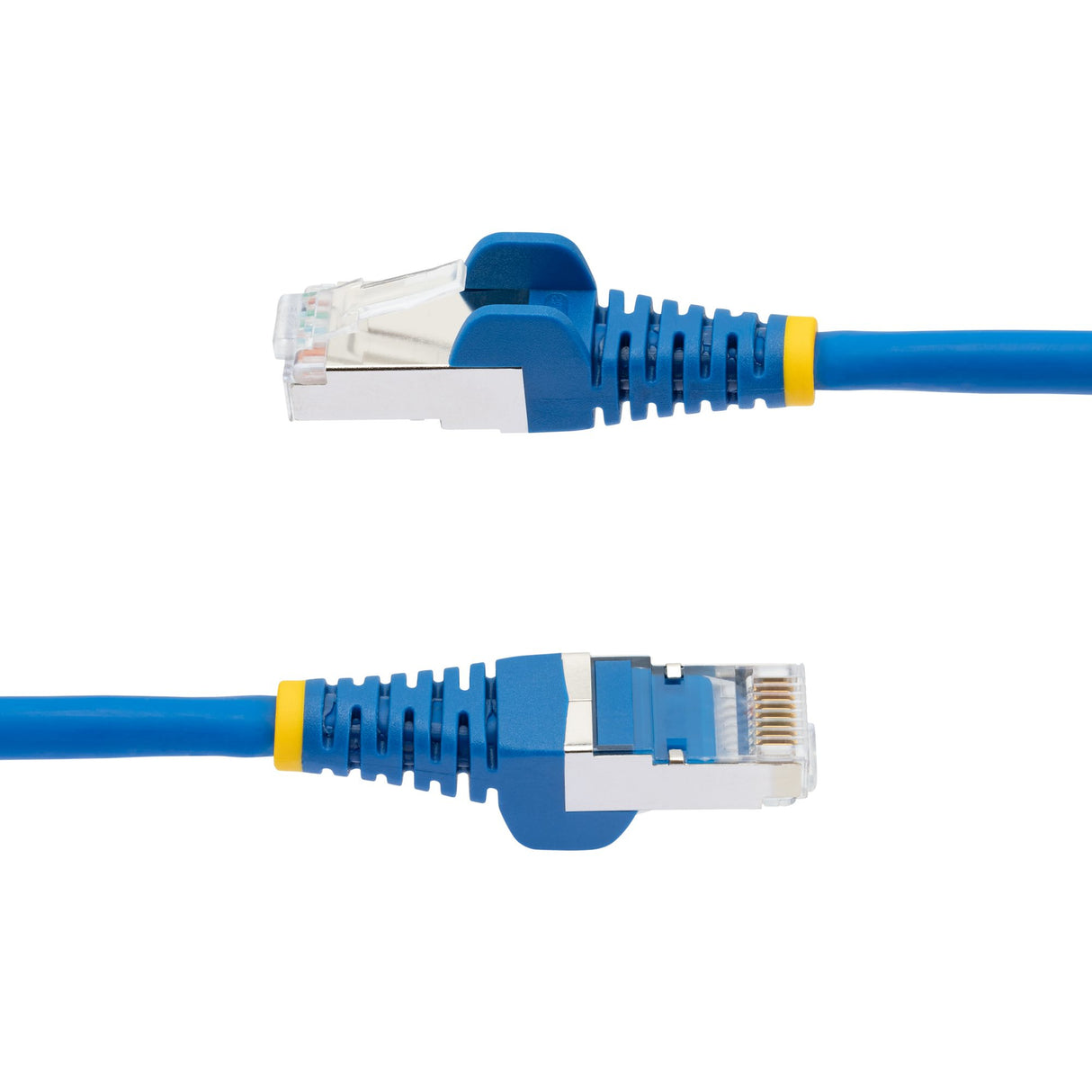 StarTech.com 30ft CAT6a Ethernet Cable - Blue - Low Smoke Zero Halogen (LSZH) - 10GbE 500MHz 100W PoE++ Snagless RJ-45 w/Strain Reliefs S/FTP Network Patch Cord