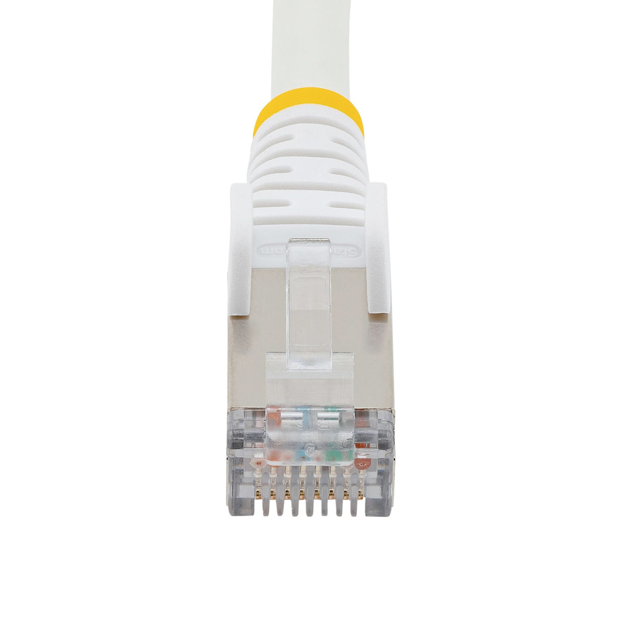 StarTech.com 4ft CAT6a Ethernet Cable - White - Low Smoke Zero Halogen (LSZH) - 10GbE 500MHz 100W PoE++ Snagless RJ-45 w/Strain Reliefs S/FTP Network Patch Cord