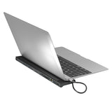 j5create JCD542-N USB-C® Dual HDMI™ Docking Station, includes 2x HDMI ports and 4x USB ports, Grey & Black