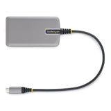 StarTech.com 3-Port USB-C Hub with Ethernet - 3x USB-A Ports, Gigabit Ethernet RJ45, USB 3.0 5Gbps, Bus-Powered, 1ft/30cm Long Cable - Portable Laptop USB Type-C Hub Adapter w/GbE