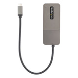 StarTech.com 3-Port USB-C Multi-Monitor Adapter, USB Type-C to 3x HDMI MST Hub, Triple 4K 60Hz HDMI Laptop Display Extender / Splitter, HDR, Extra-Long Built-In Cable - Windows Only