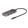 StarTech.com 3-Port USB-C Multi-Monitor Adapter, USB Type-C to 3x HDMI MST Hub, Triple 4K 60Hz HDMI Laptop Display Extender / Splitter, HDR, Extra-Long Built-In Cable - Windows Only