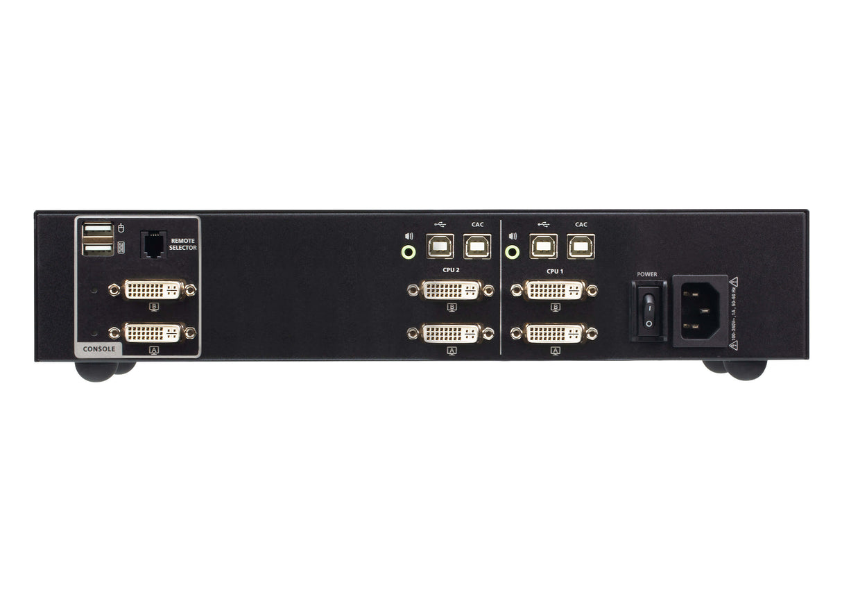 ATEN CS1142D4C KVM switch Rack mounting Black