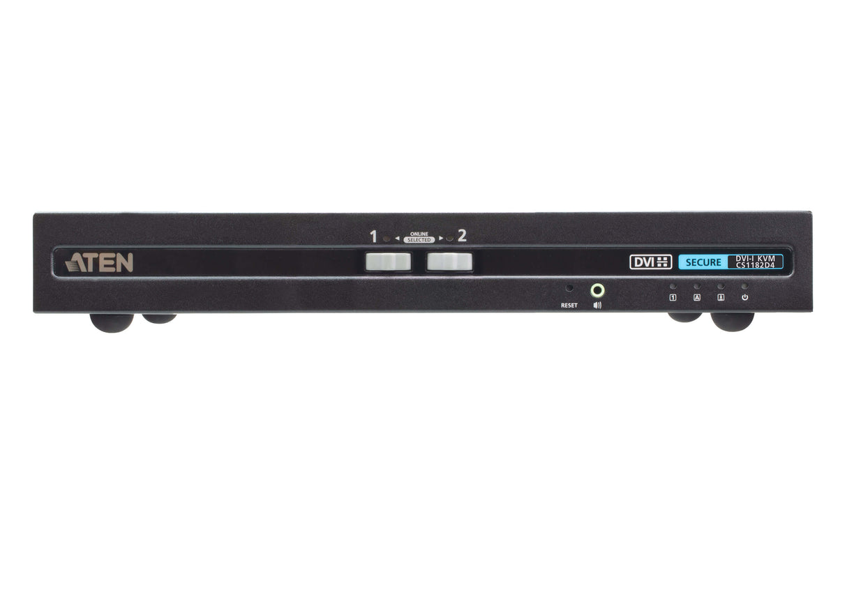 ATEN CS1182D4 KVM switch Rack mounting Black