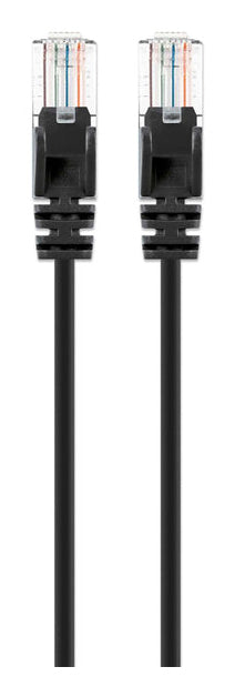Intellinet 745758 networking cable Black 0.15 m Cat6a U/UTP (UTP)