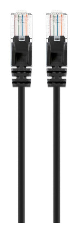 Intellinet 745758 networking cable Black 0.15 m Cat6a U/UTP (UTP)