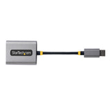 StarTech.com USB-C Headphone Splitter, USB Type C Dual Headset Adapter w/Mic Input, USB C to 3.5mm Audio Adapter/Earphone Dongle, USB C to Audio Jack/Aux Output, 24-bit DAC