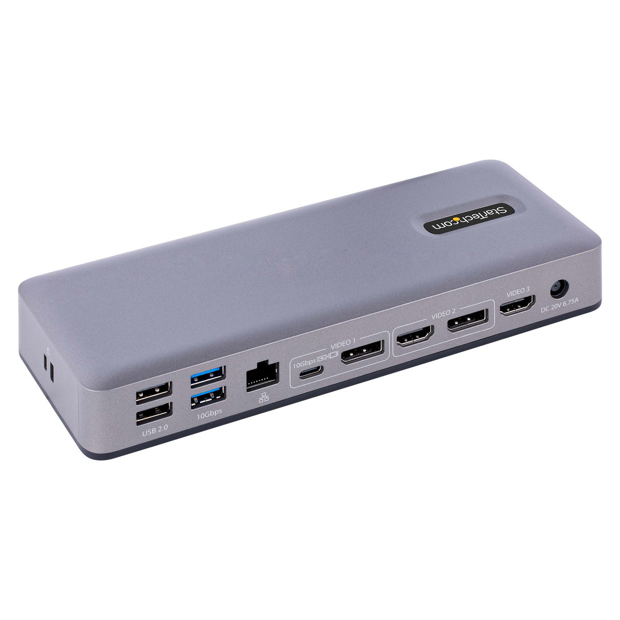 StarTech.com USB-C Docking Station - Multi Monitor HDMI/DP/DP Alt Mode USB-C Dock - 3x 4K30 / 2x 4K60 - 7-Port USB Hub - 60W Power Delivery - GbE - 3.5mm Audio - Works With Chromebook certified - TAA