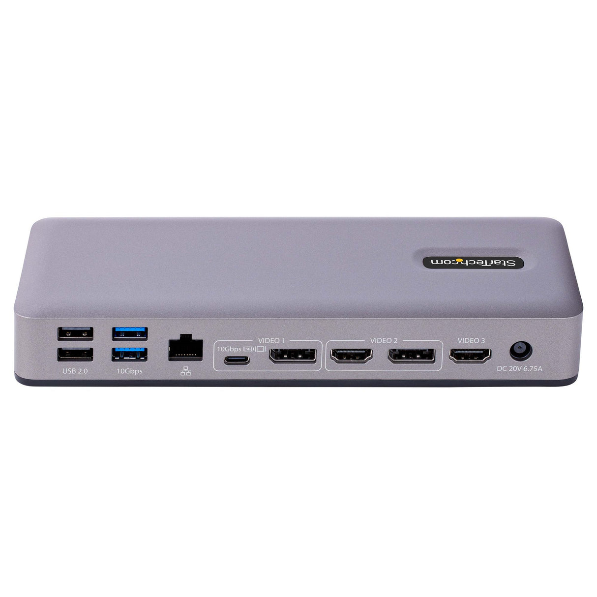 StarTech.com USB-C Docking Station - Multi Monitor HDMI/DP/DP Alt Mode USB-C Dock - 3x 4K30 / 2x 4K60 - 7-Port USB Hub - 60W Power Delivery - GbE - 3.5mm Audio - Works With Chromebook certified - TAA