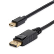StarTech.com 10 -Pack 6ft (1.8m) Mini DisplayPort to DisplayPort 1.2 Cable, 4K x 2K UHD Mini DisplayPort to DisplayPort Adapter Cable, Mini DP to DP Cable for Monitor, mDP to DP Converter Cord
