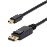 StarTech.com 10 -Pack 6ft (1.8m) Mini DisplayPort to DisplayPort 1.2 Cable, 4K x 2K UHD Mini DisplayPort to DisplayPort Adapter Cable, Mini DP to DP Cable for Monitor, mDP to DP Converter Cord