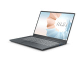 MSI Modern 15 A11MU-863CA Intel® Core™ i5 i5-1155G7 Laptop 39.6 cm (15.6") Full HD 8 GB DDR4-SDRAM 256 GB SSD Wi-Fi 6 (802.11ax) Windows 11 Home Grey