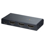StarTech.com 2-Port 8K HDMI Switch, HDMI 2.1 Switcher 4K 120Hz HDR10+, 8K 60Hz UHD, HDMI Switch 2 In 1 Out, Auto/Manual Source Switching, Power Adapter and Remote Included