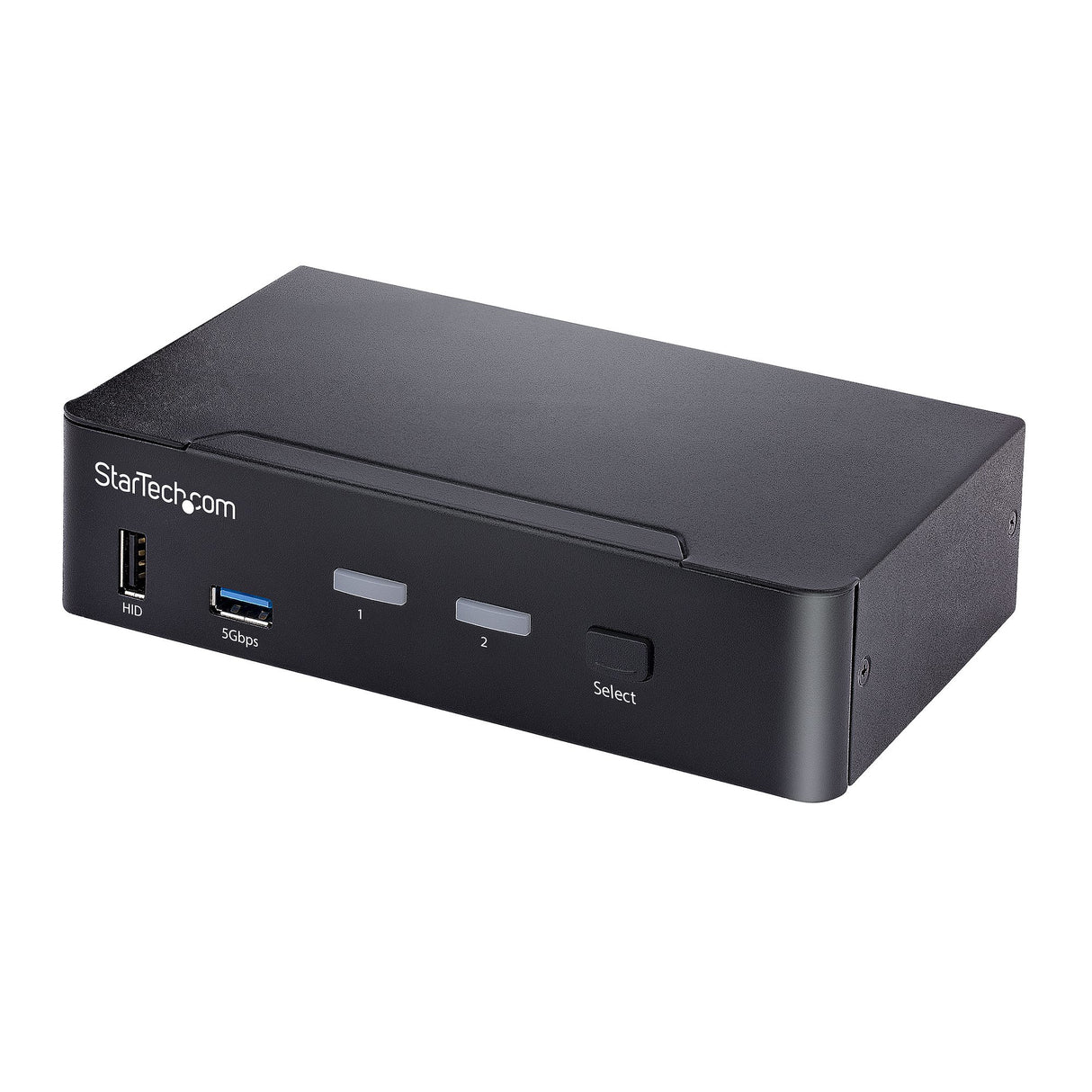 StarTech.com 2-Port USB-C KVM Switch, Single 4K 60Hz DisplayPort Monitor, 3.5mm Audio, 6x USB Hub Ports, Hot Key Switching, Thunderbolt 3/4 Compatible - TAA