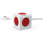 Allocacoc - Power Cube- 5 outlets - Extended Power Strip - Red 10FT cord'