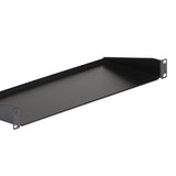 StarTech.com 1U Server Rack Shelf, Universal Rack Mount Cantilever Tray for 19" Network Equipment Rack/Cabinet, Heavy Duty Steel, Weight Capacity 33lb/15kg, 7in (18cm) Deep