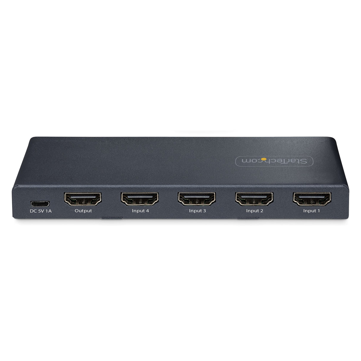StarTech.com 4-Port 8K HDMI Switch, HDMI 2.1 Switcher 4K 120Hz HDR10+, 8K 60Hz UHD, HDMI Switch 4 In 1 Out, Auto/Manual Source Switching, Power Adapter and Remote Included