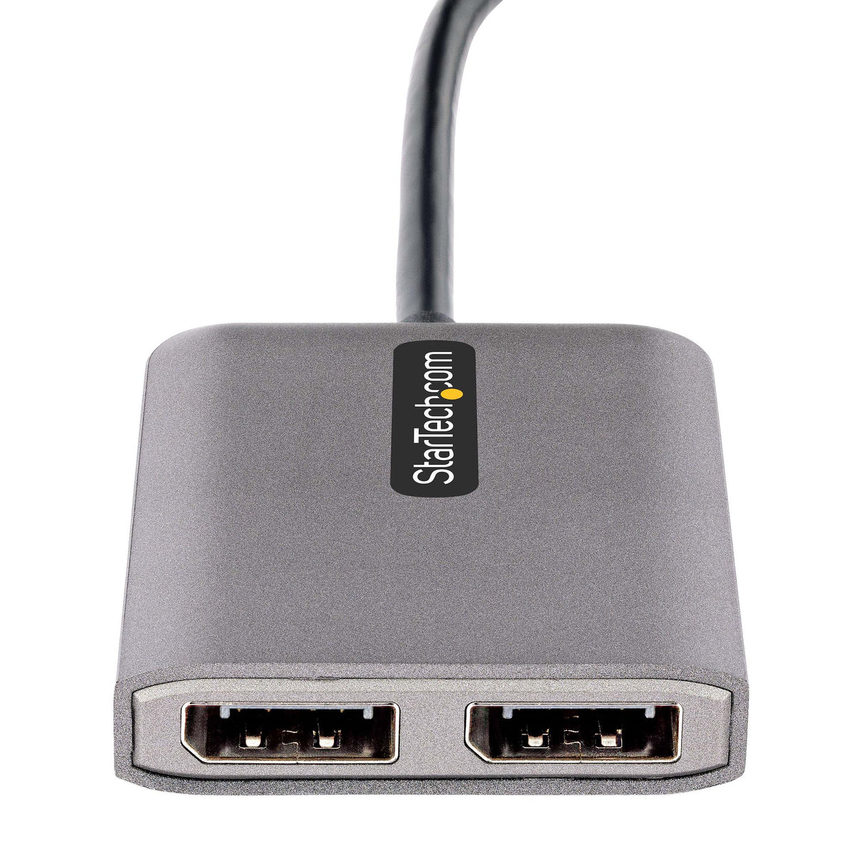 StarTech.com USB-C to Dual Displayport 1.4 Adapter, USB Type-C Multi-Monitor MST Hub, Dual 5K 60Hz DP Laptop Display Extender / Splitter, HDR, Extra-Long Built-In Cable - Windows Only
