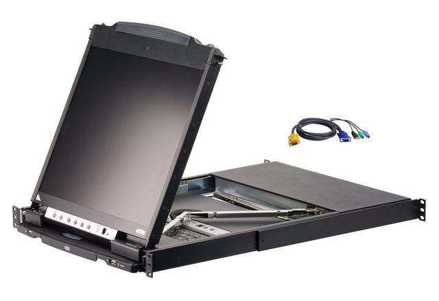 ATEN CL5816NCKIT rack console 48.3 cm (19") 1280 x 1024 pixels Black
