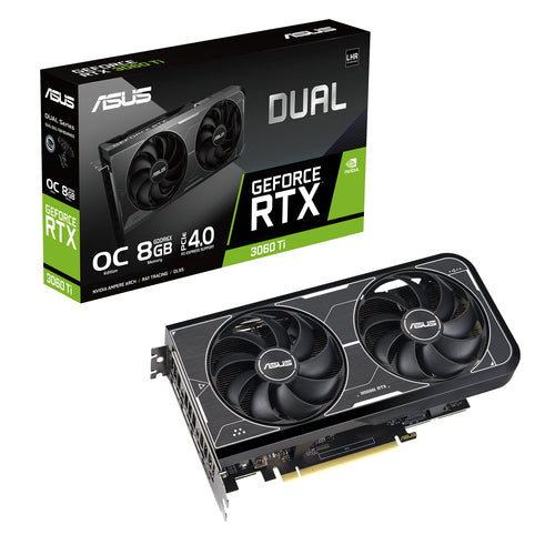 ASUS Dual -RTX3060TI-8GD6X NVIDIA GeForce RTX 3060 Ti 8 GB GDDR6X