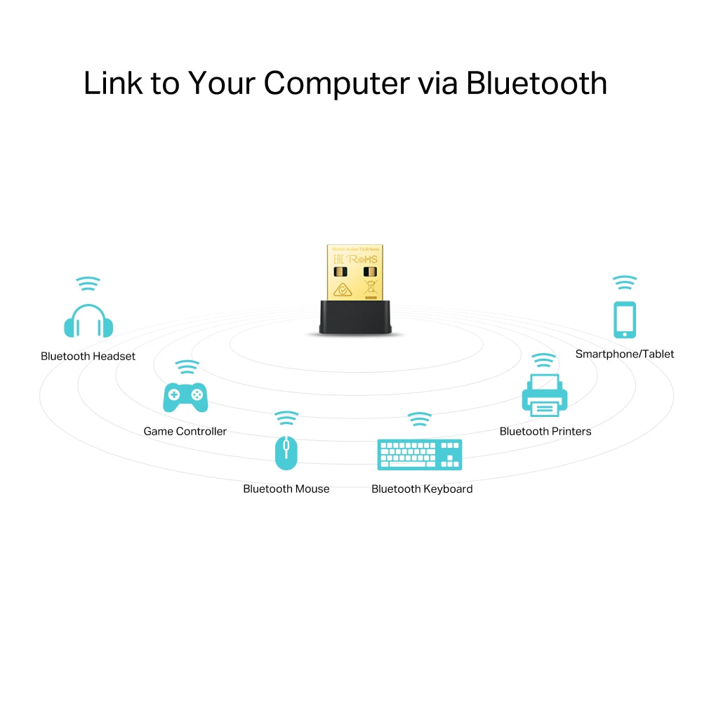 TP-Link AC600 Nano Dual Band Wi-Fi Bluetooth 4.2 USB Adapter