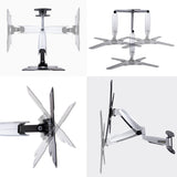 StarTech.com VESA TV Wall Mount, Adjustable Full Motion Mount For 23"-55" Displays, Slim Wall Mount TV Bracket Supports 66lb (30kg), Extendable/Tilting/Swivel Monitor Wall Mount