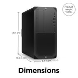 HP Z2 G9 Intel® Core™ i5 i5-12600K 32 GB DDR5-SDRAM 512 GB SSD NVIDIA T400 Windows 11 Pro Tower Workstation Black