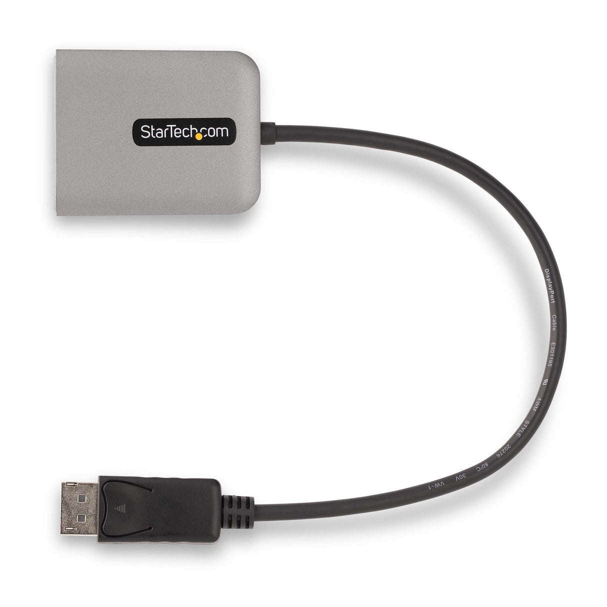 StarTech.com Dual-Monitor DisplayPort 1.4 Splitter, DisplayPort to 2x DP Multi-Monitor Adapter, Dual 5K 60Hz Computer MST Hub, Extra-Long Built-in Cable - Windows Only