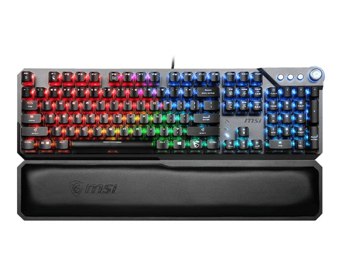 MSI VIGOR GK71 SONIC - RED SWITCHES keyboard Gaming USB QWERTY English Black