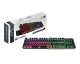 MSI VIGOR GK71 SONIC - RED SWITCHES keyboard Gaming USB QWERTY English Black