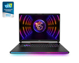 MSI Gaming Raider GE78HX 13VG-026CA Intel® Core™ i7 i7-13700HX Laptop 43.2 cm (17") Quad HD+ 32 GB DDR5-SDRAM 1 TB SSD NVIDIA GeForce RTX 4070 Wi-Fi 6E (802.11ax) Windows 11 Home Black