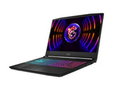 MSI Katana 15 B12VFK-237CA Intel® Core™ i7 i7-12650H Laptop 39.6 cm (15.6") Full HD 16 GB DDR5-SDRAM 1 TB SSD NVIDIA GeForce RTX 4060 Wi-Fi 6 (802.11ax) Windows 11 Home Black