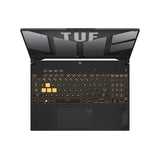 ASUS TUF Gaming F15 FX507VU-DS91-CA laptop Intel® Core™ i9 i9-13900H 39.6 cm (15.6") Full HD 16 GB DDR4-SDRAM 512 GB SSD NVIDIA GeForce RTX 4050 Wi-Fi 6 (802.11ax) Windows 11 Home Black, Grey
