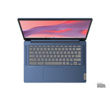 Lenovo IdeaPad Slim 3 Chrome 14M868 MediaTek Kompanio 520 Chromebook 35.6 cm (14") Touchscreen Full HD 4 GB LPDDR4x-SDRAM 64 GB eMMC Wi-Fi 6 (802.11ax) ChromeOS Blue English