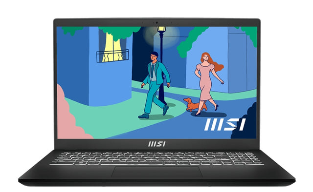 MSI Modern 15 B13M-447US Intel® Core™ i7 i7-1355U Laptop 39.6 cm (15.6") Full HD 16 GB DDR4-SDRAM 1 TB SSD Wi-Fi 6 (802.11ax) Windows 11 Home Black