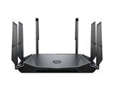 MSI RadiX AX6600 WiFi 6 Tri-Band wireless router Gigabit Ethernet Tri-band (2.4 GHz / 5 GHz / 5 GHz) Black
