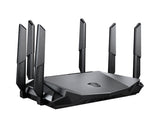 MSI RadiX AX6600 WiFi 6 Tri-Band wireless router Gigabit Ethernet Tri-band (2.4 GHz / 5 GHz / 5 GHz) Black