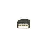 Manhattan USB-A to USB-A Cable, 1.8m, Male to Male, Black, 480 Mbps (USB 2.0), Equivalent to USB2AA2M (except 20cm shorter), Hi-Speed USB, Lifetime Warranty, Polybag