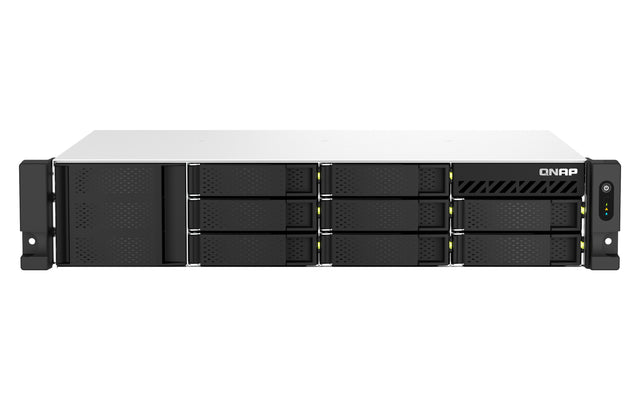 QNAP TS-864EU NAS Rack (2U) Intel® Celeron® 8 GB DDR4 0 TB QNAP Turbo System Black
