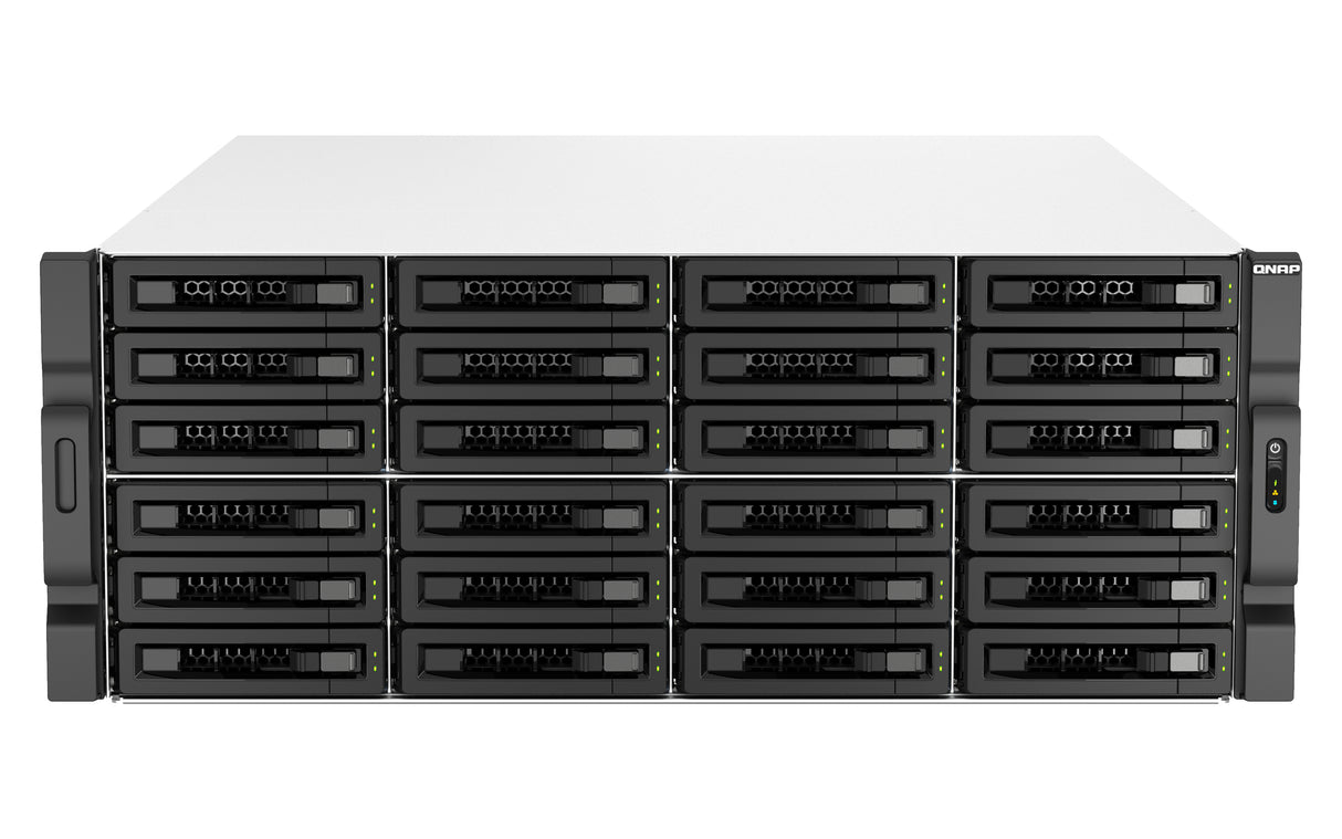 QNAP TS-H3087XU-RP NAS Rack (4U) Intel Xeon E E-2378 64 GB DDR4 0 TB QuTS hero Black, White