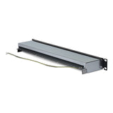 StarTech.com 24 Port 1U Shielded Cat6A Patch Panel, 110 Punch Down, Rackmount Cat6A RJ45 STP Ethernet Patch Panel