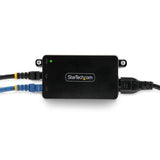 StarTech.com 1-Port 10Gbps PoE++ Injector, 60W, 2.5/5/10G Ethernet/10/100/1000M, PoE++ (802.3af/at/bt), Wall Mountable, Unmanaged Inline Power Over Ethernet, TAA